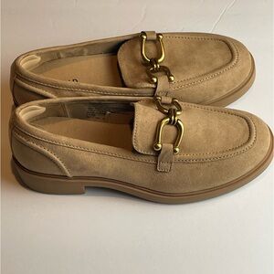 Torrid Womens Tan Chunky Sole Loafers  Size 8.5 WW